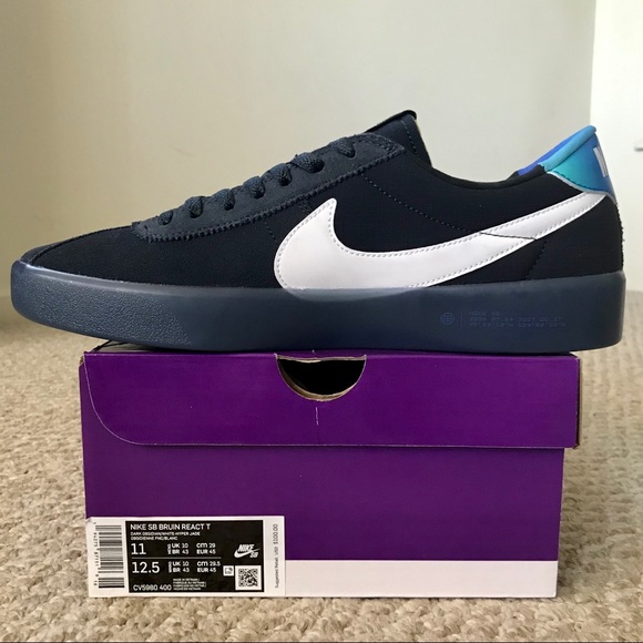 Nike SB Bruin React T Dark Obsidian Hyper Jade - Picture 7 of 10